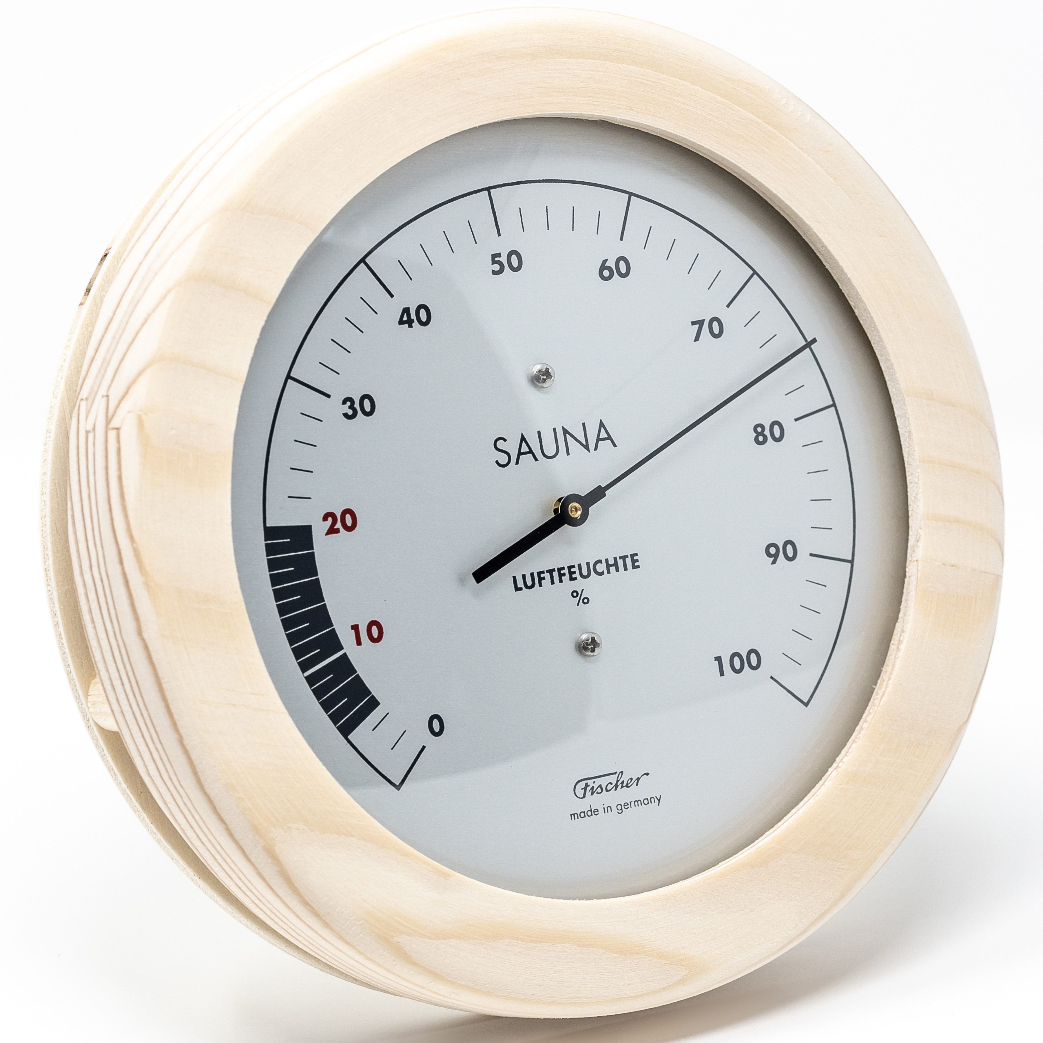 Fischer Hygrometer Fischer 196H-03 Sauna-Hygrometer Made in Germany