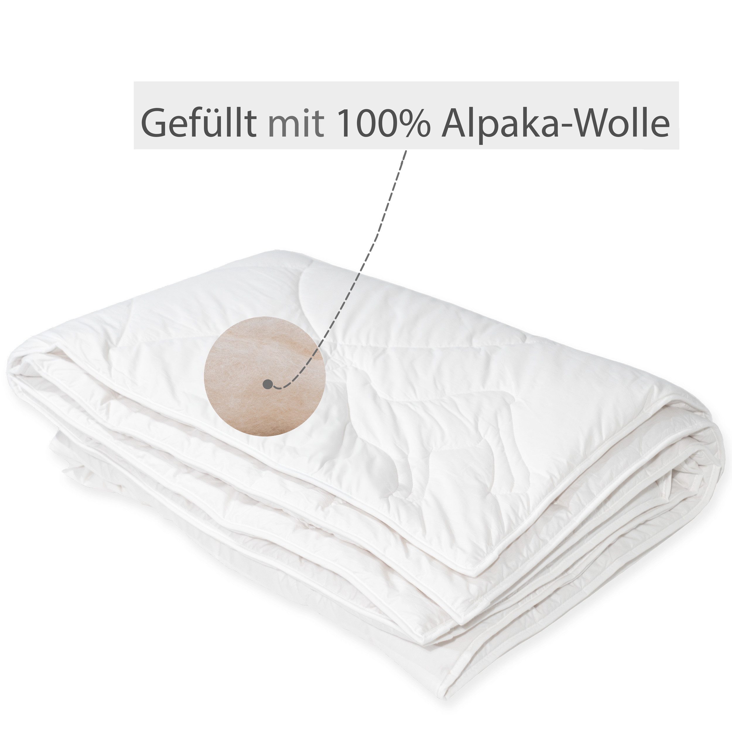 Badenia Trendline Naturhaarbettdecke Alpaka, Füllung: 100% Alpakahaar, Bezu günstig online kaufen