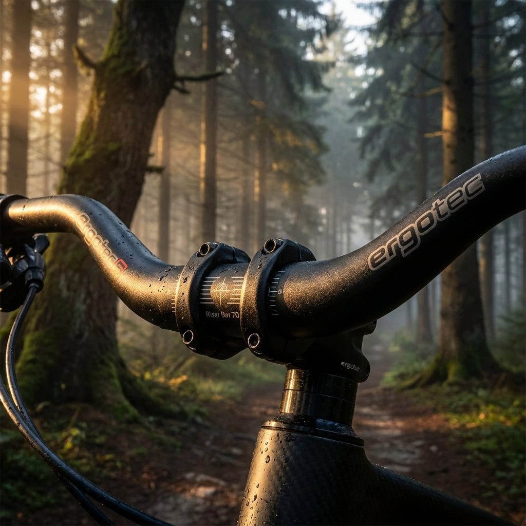 Ergotec Fahrradlenker ergotec Riser Bar 70 Fahrradlenker 35 - 31.8 mm - 0 mm - 780 mm Breite