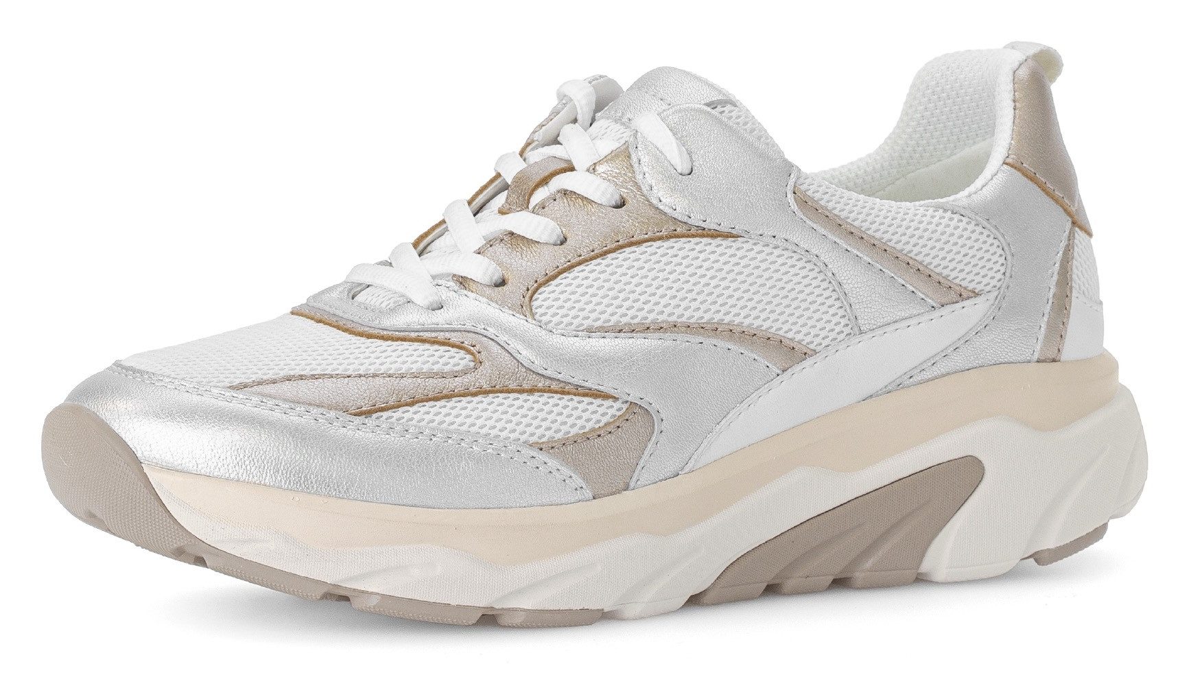 Gabor Rollingsoft Keilsneaker, Freizeitschuh, Halbschuh, Schnürschuh günstig online kaufen