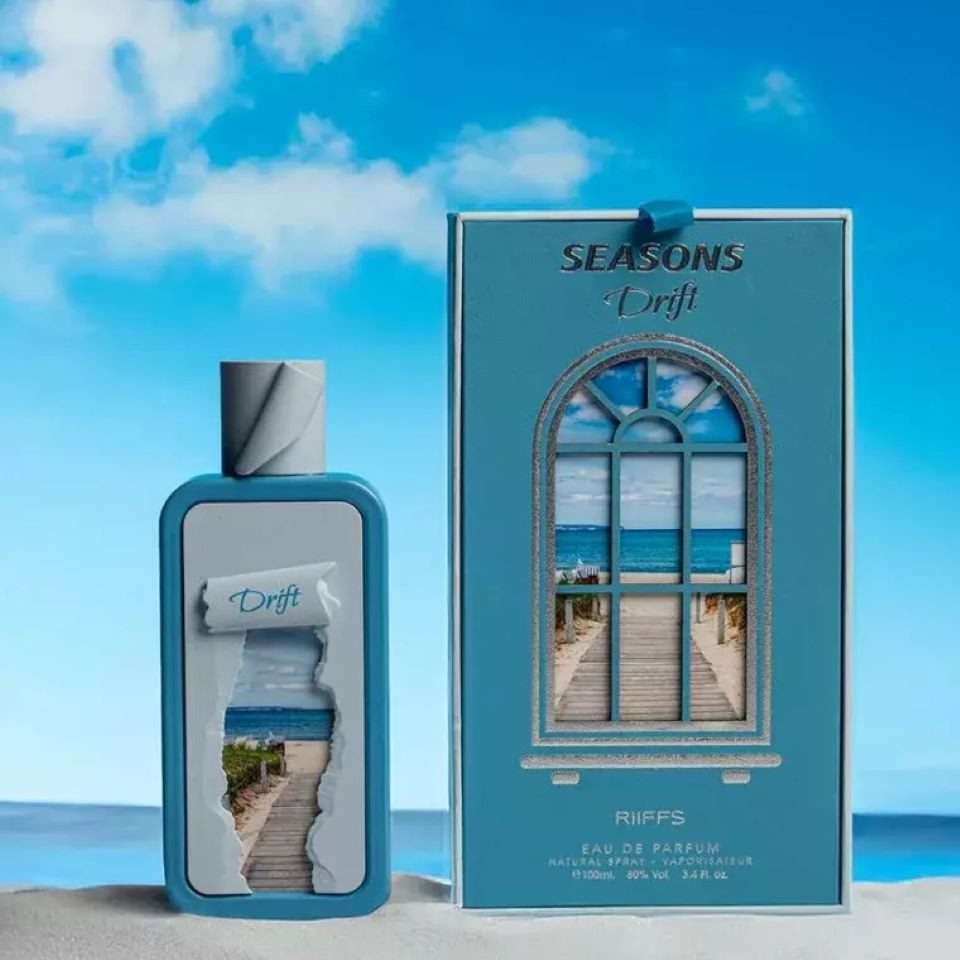 Riiffs Eau de Parfum Seasons Drift – frisch-holziger Herrenduft mit markanter Amber-Note