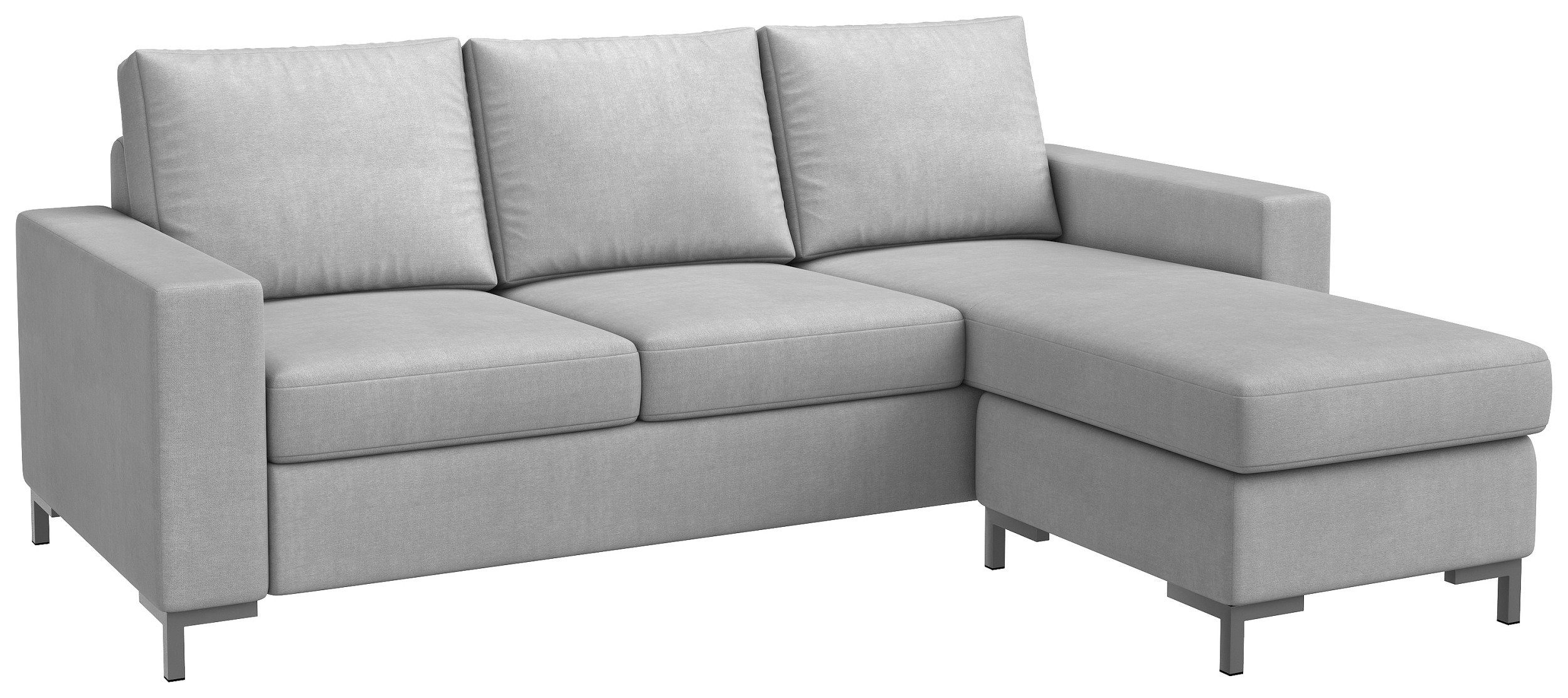 Sitzkomfort, oder L-Form, Stylefy Hocker, mit mane stellbar, Eli, Eckcouch, Raum im Design, bestellbar, mit und Rückenlehne Ecksofa links Armlehnen frei Modern rechts