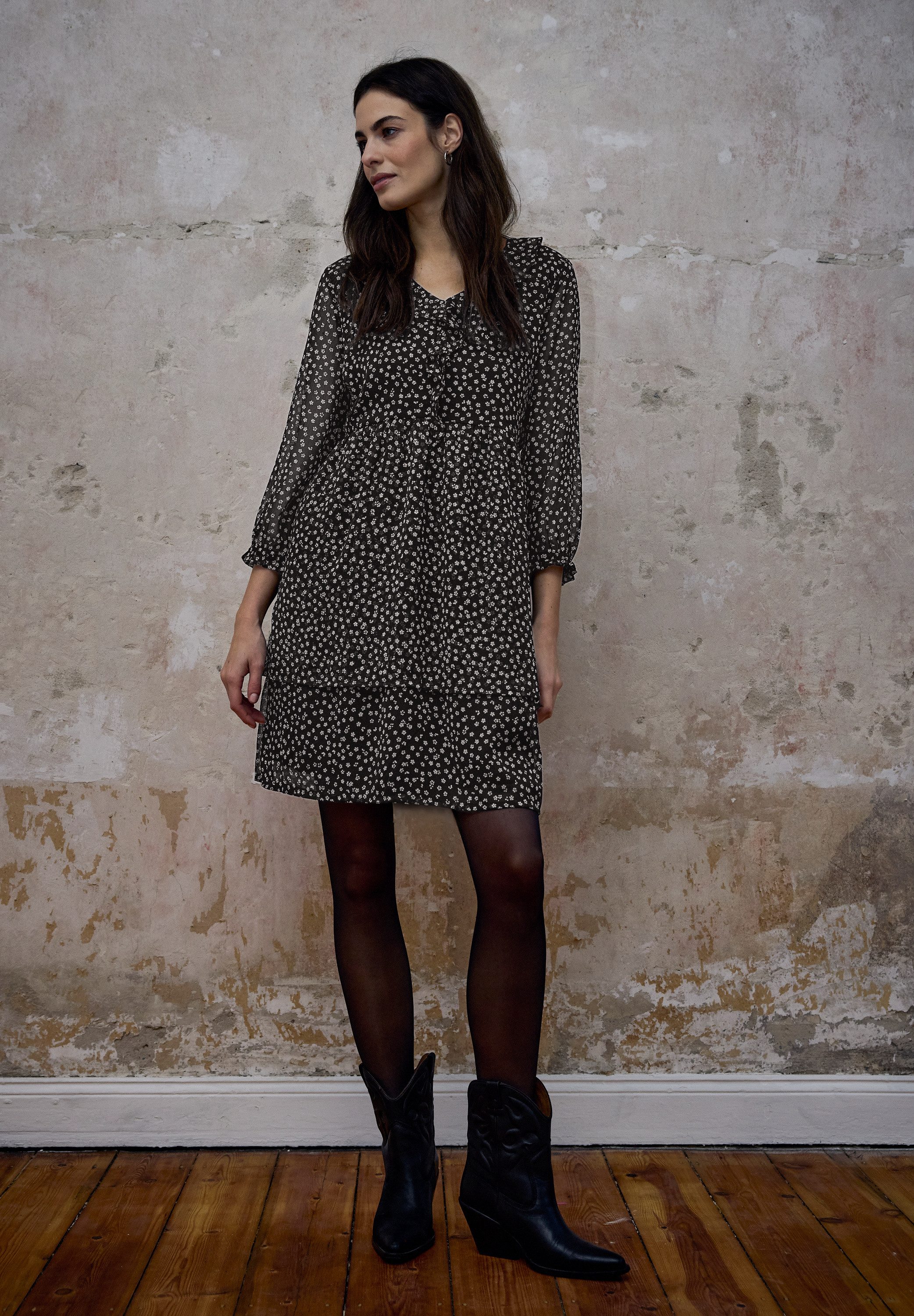 STREET ONE STUDIO Blusenkleid knielang