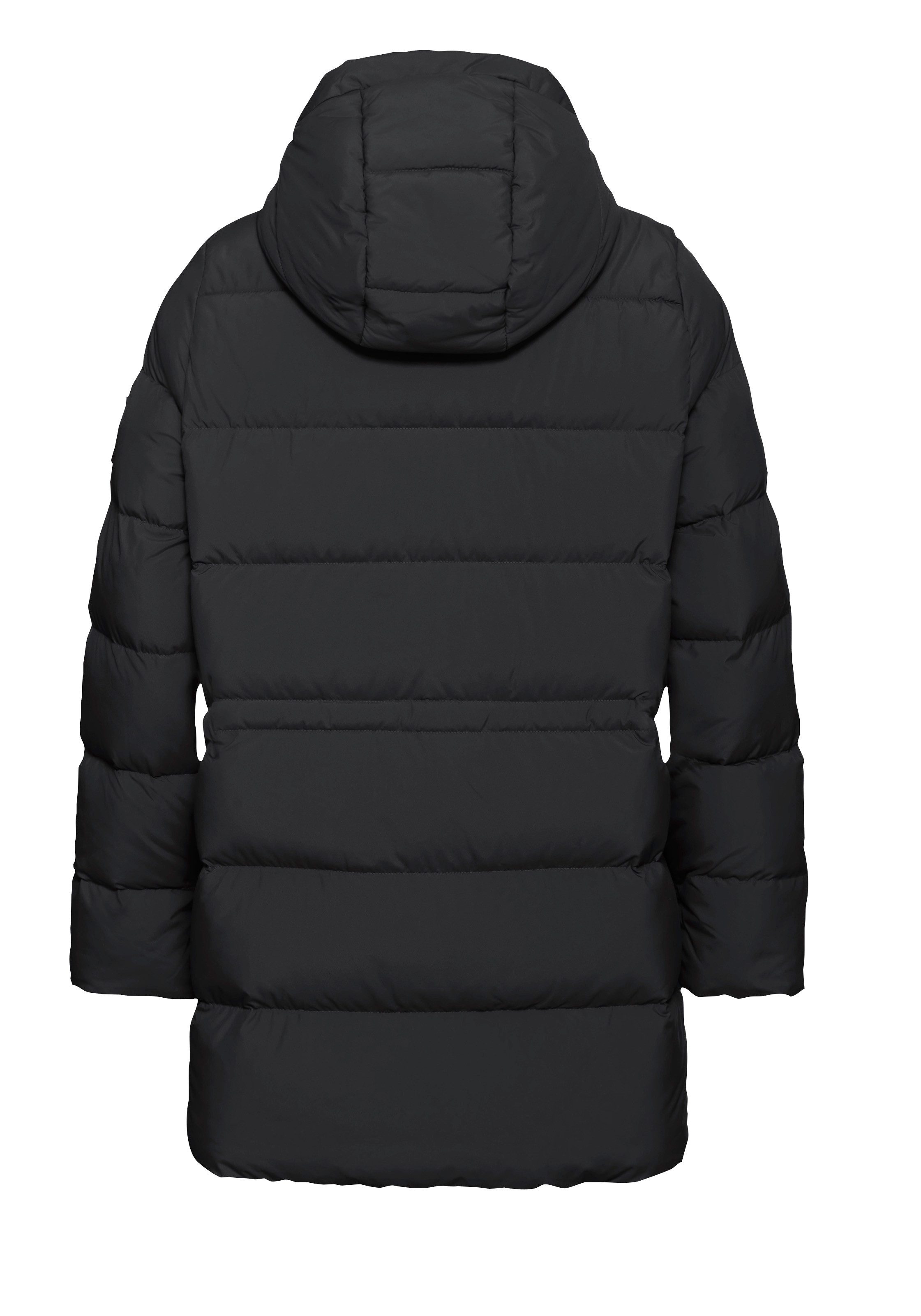 Jack Wolfskin Daunenmantel FROZEN PALACE LONG JKT W RDS mit Kapuze, wärmeisolierende Daunenfüllung, winddicht