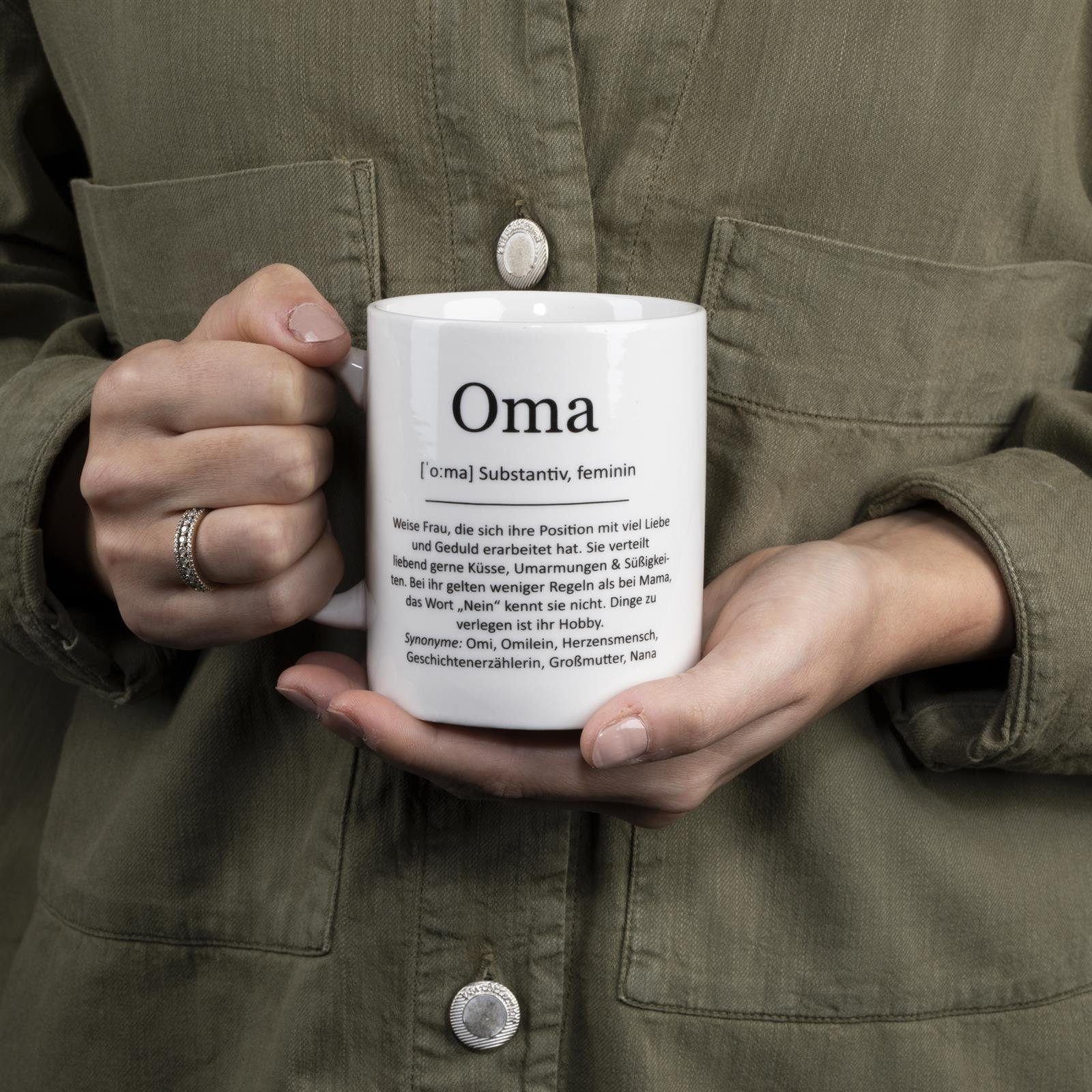 Spruch ILP Oma Tasse mit Kaffeebecher