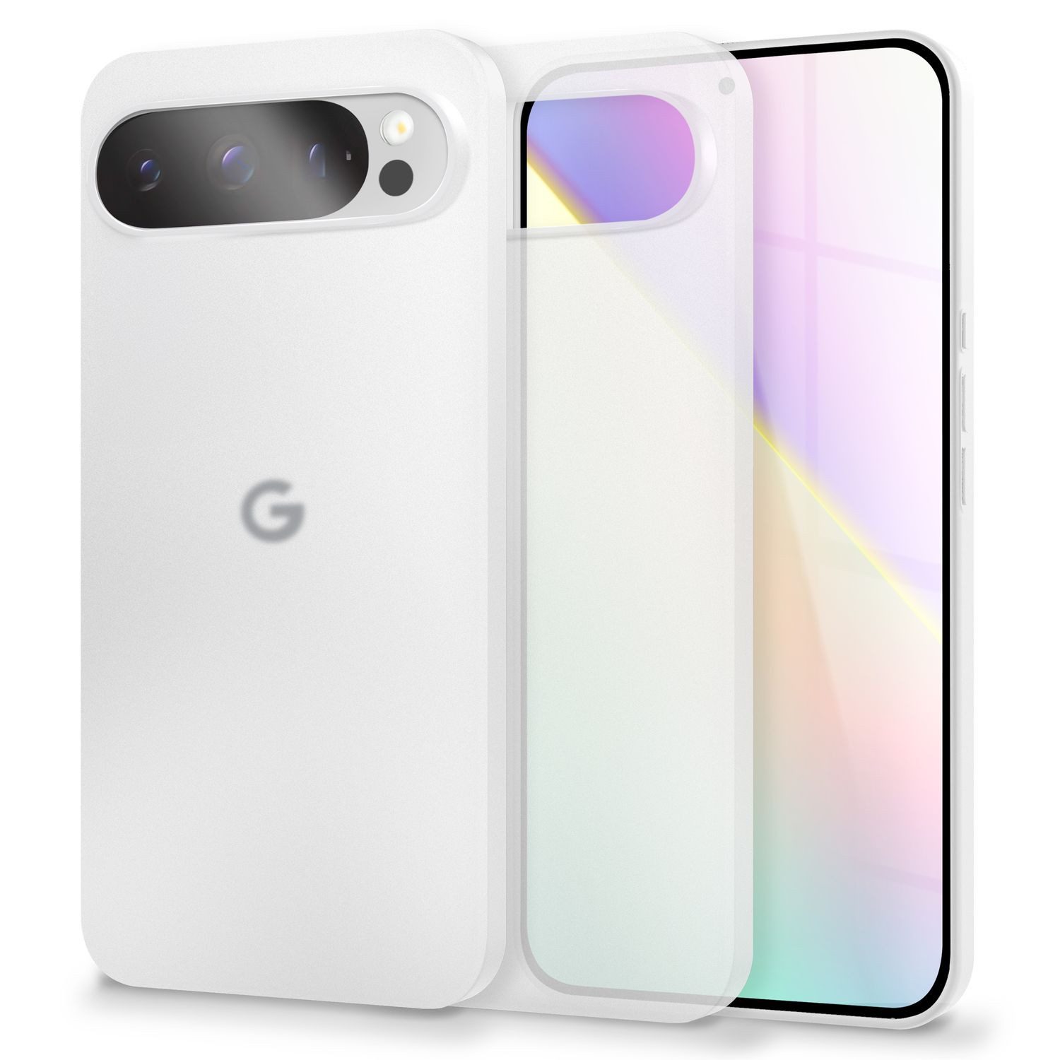 Nalia Smartphone-Hülle Google Pixel 9 Pro 16 cm (6,3 Zoll), Ultra Dünn 0,3mm / Mattiertes Finish / Anti-Fingerprint / Rutschfest