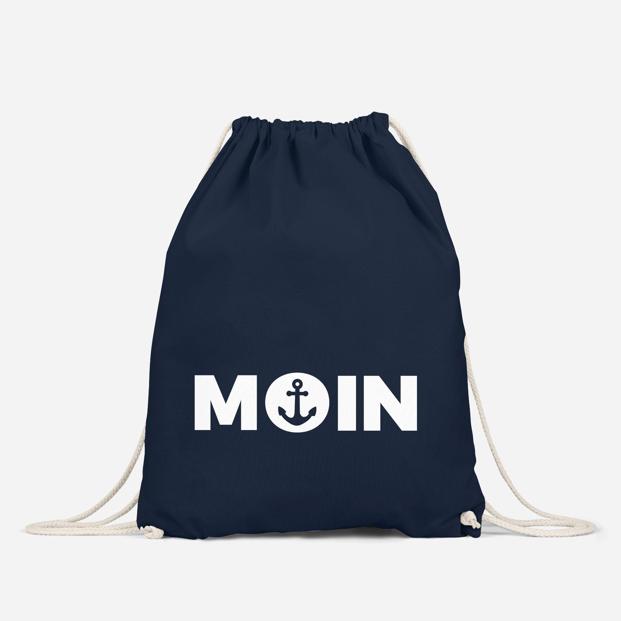 MoonWorks Turnbeutel Cooler Moin mit Turnbeutel Moonworks® Anker navy