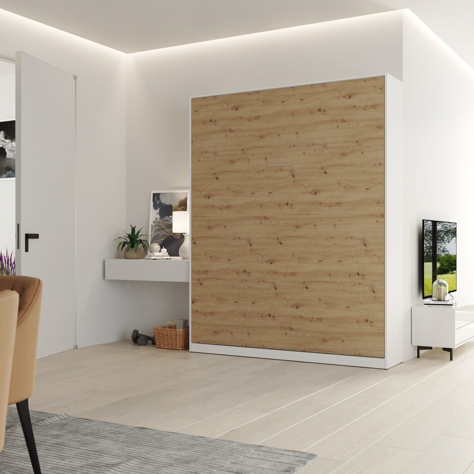 SMARTBett Schrankbett Classico 160x200 cm Vertikal günstig online kaufen