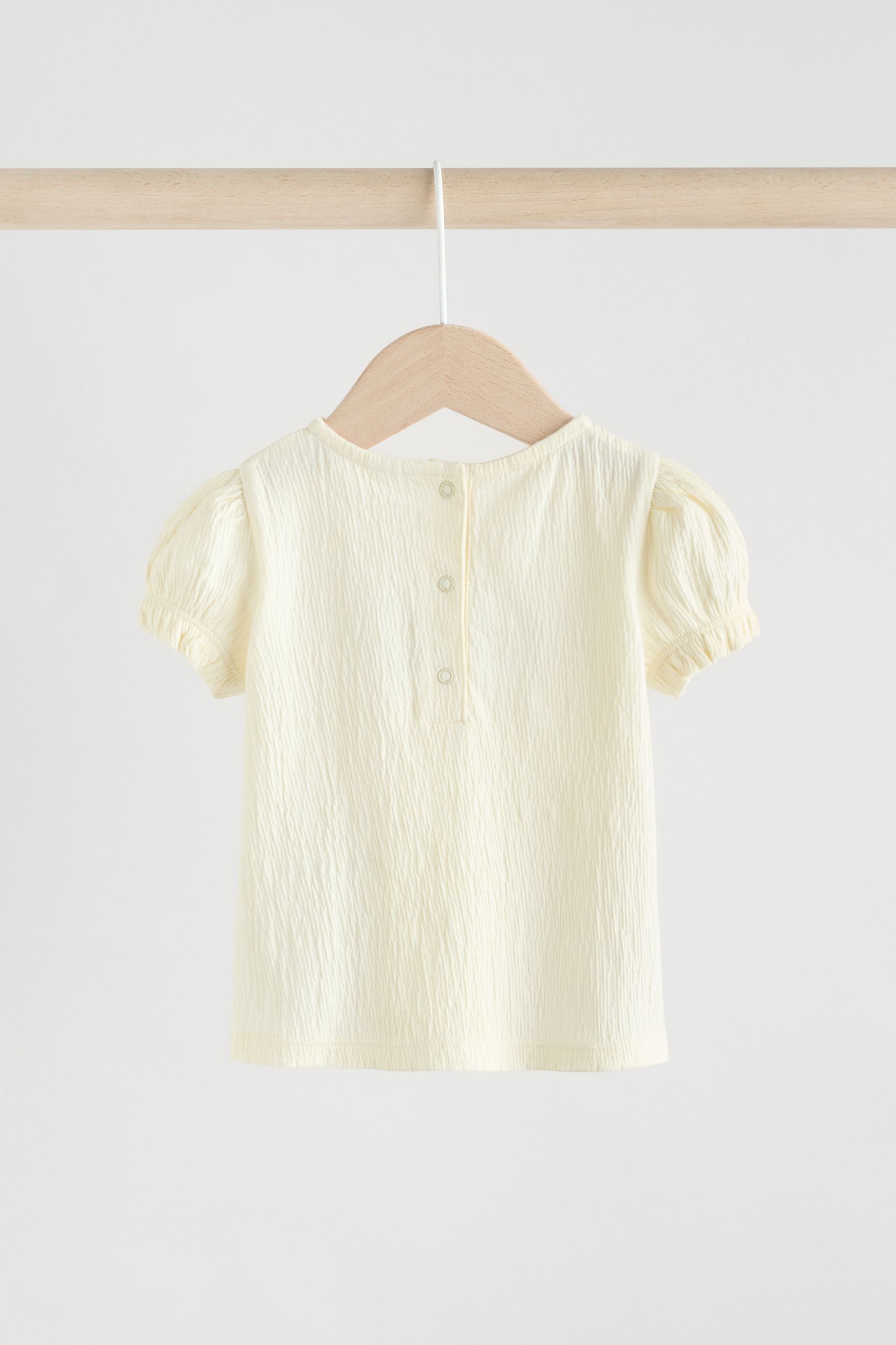 Next Top & Shorts T-Shirt mit Puffärmeln und Shorts, 2-teiliges Set (2-tlg)