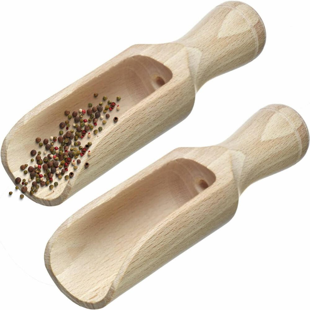 WESTMARK Küchenschaufel Gewürzschaufeln 2er Set Woody, Maxi, 12 ml