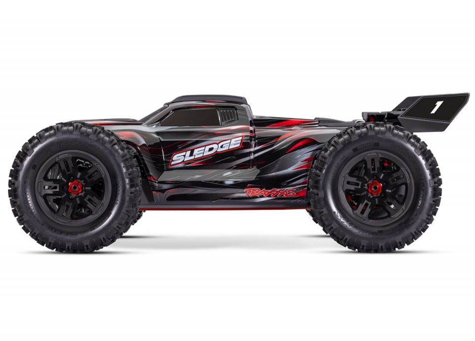 Traxxas RC-Auto Traxxas Sledge 1:8 Monster Truck RTR 4WD belted VXL-6S rot Brushless