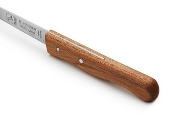 H. Herder Universalküchenmesser 2er-Set Küchenmesser Buchenholz 3" gerade - nicht rostfrei, Klinge aus Gussstahl (nicht rostfrei), Griff aus Buchenholz