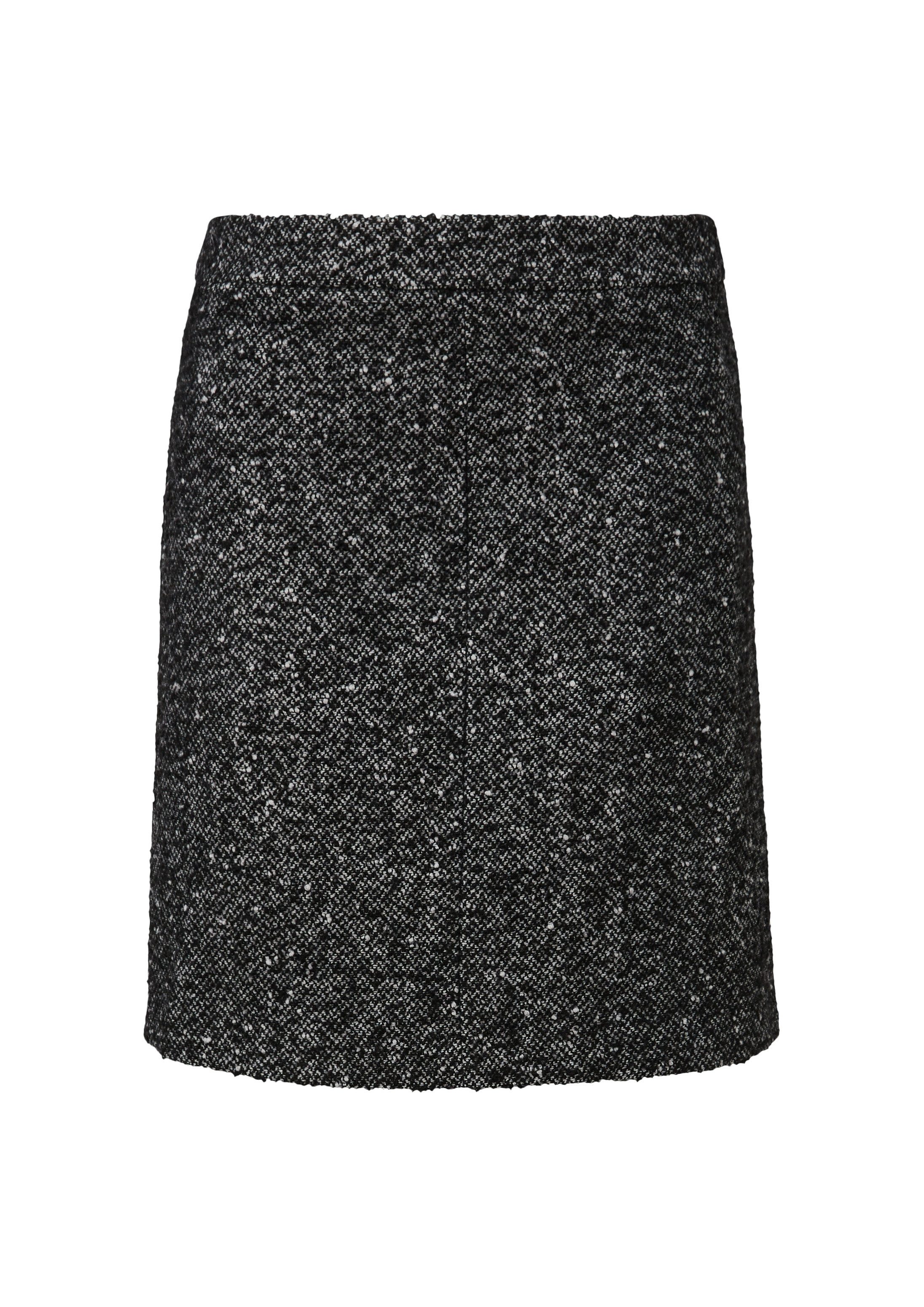 s.Oliver Minirock Rock Wollrock mit Bouclé
