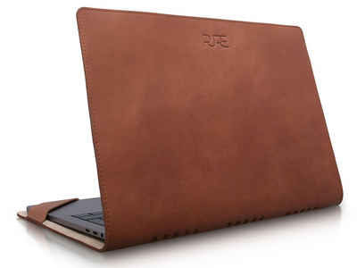 PURE Leather Studio Laptop-Hülle »14" MacBook Lederhülle ATRIA« 35,97 cm (14,2 Zoll), Hülle für Apple MacBook Pro 14 Zoll M1 Schutzhülle Laptop-Hülle Sleeve Cover Case