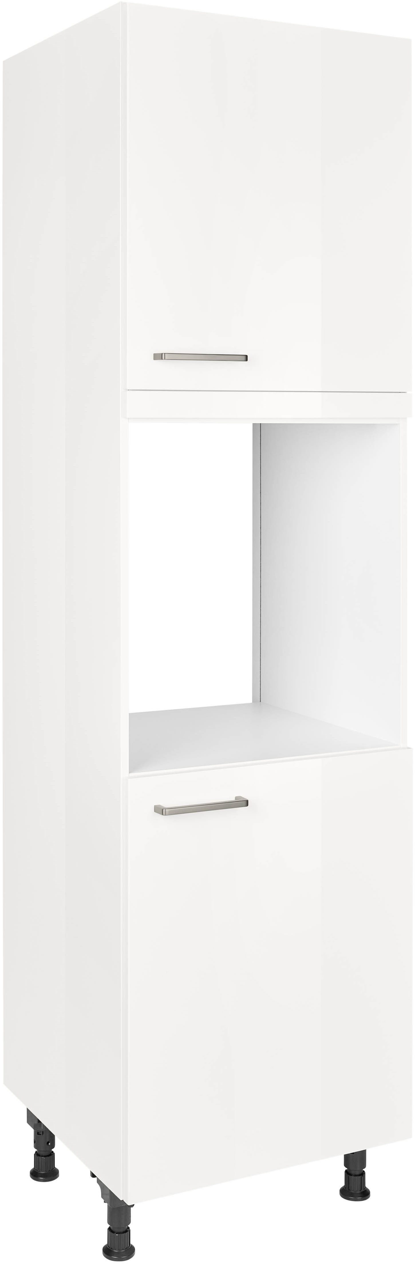 nobilia® Herdumbauschrank "Flash", Ausrichtung wählbar, mit zwei zusätzlichen Türen, vormontiert, Breite/Höhe: 60/167,8 cm