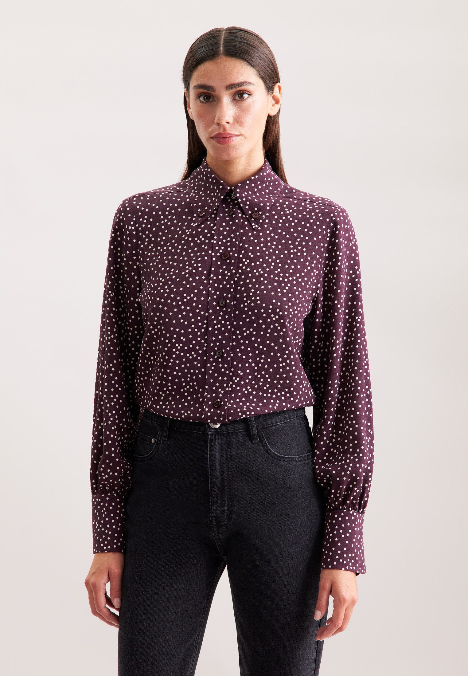 seidensticker Hemdbluse 1/1 Druck günstig online kaufen