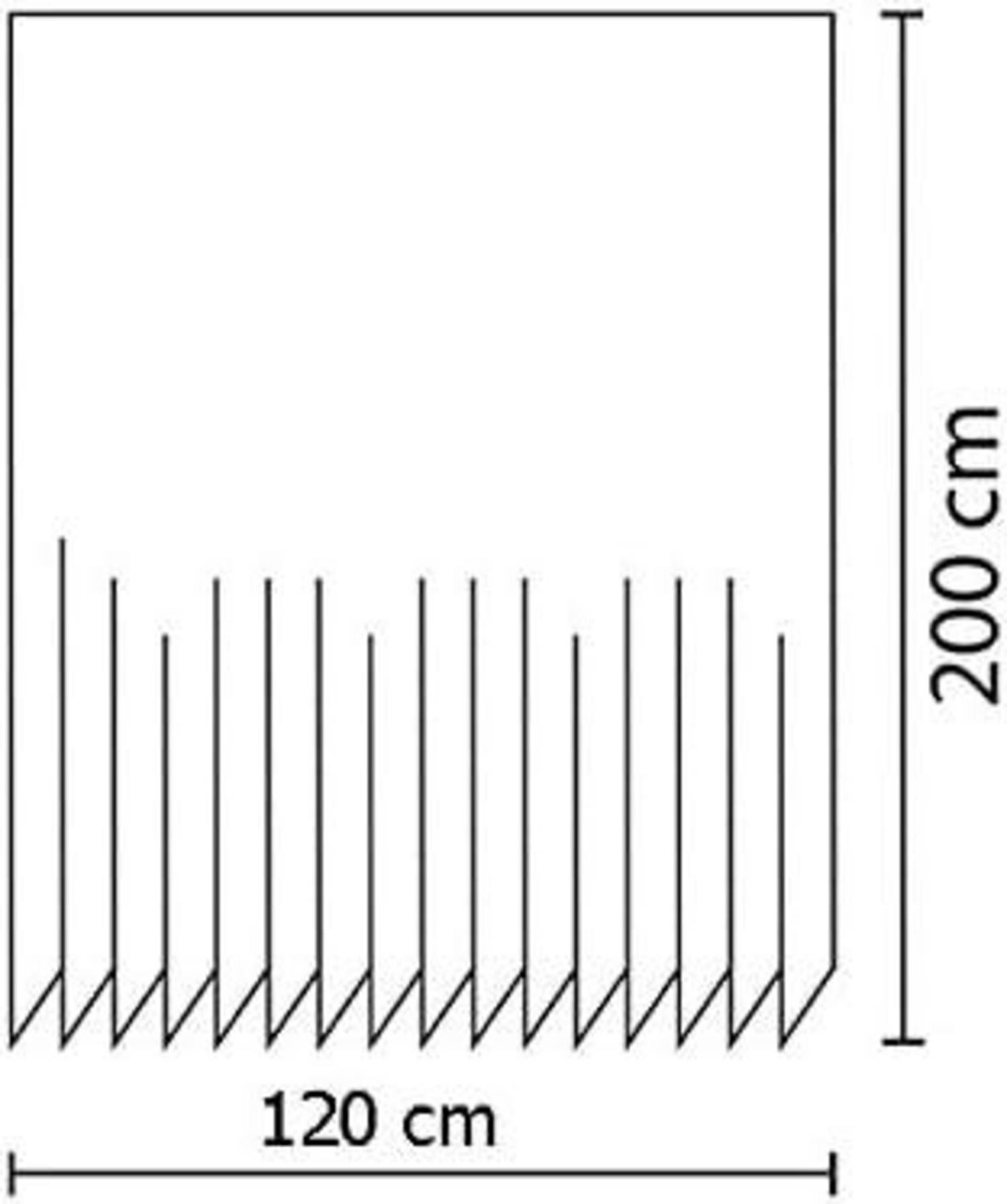 Ekershop Duschvorhang Digitaldruck Textil Duschvorhang 120x200cm günstig online kaufen