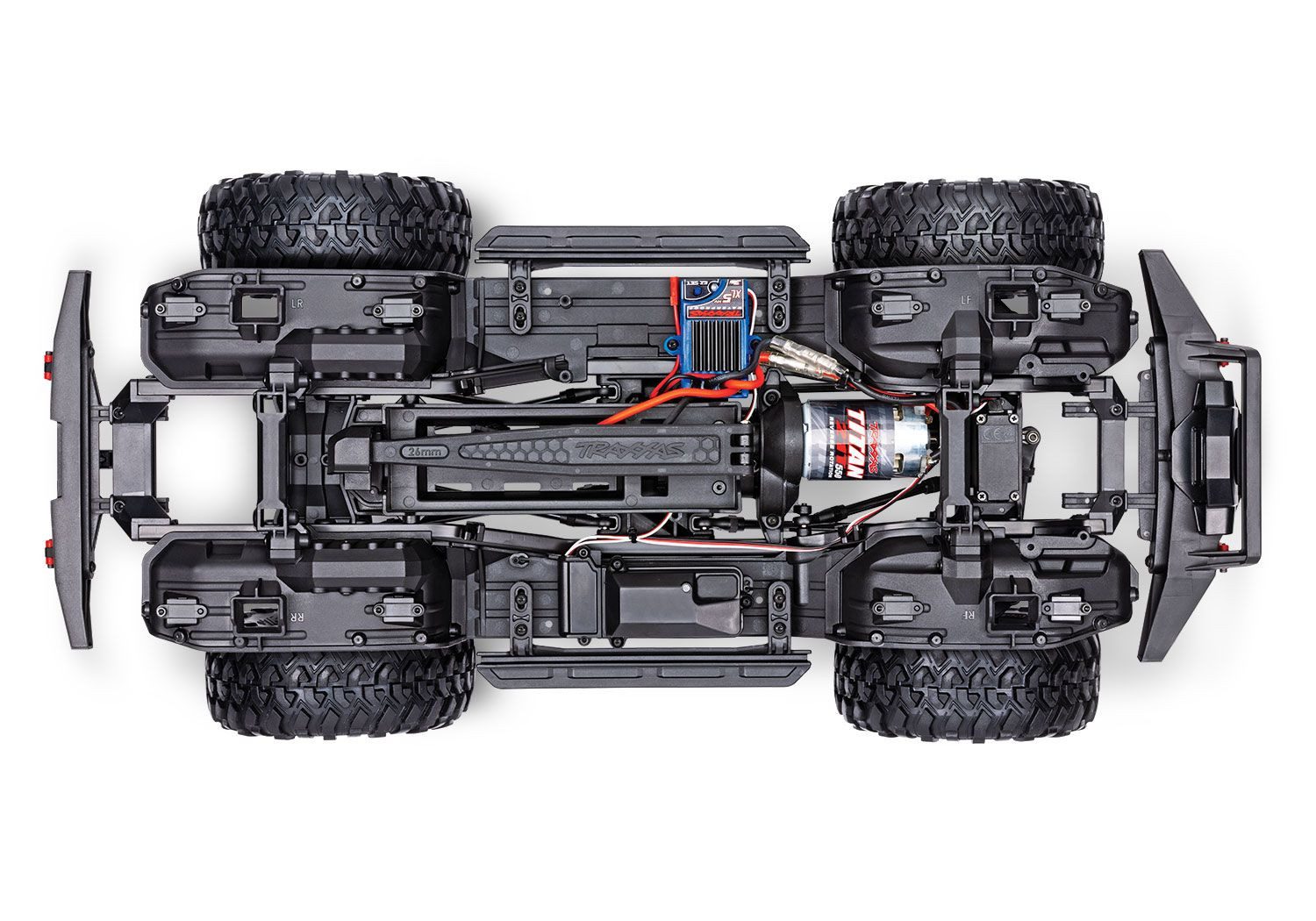 Traxxas RC-Buggy Traxxas TRX-4 Sport RC Scale Crawler High Trail m-blau 1:10 RTR