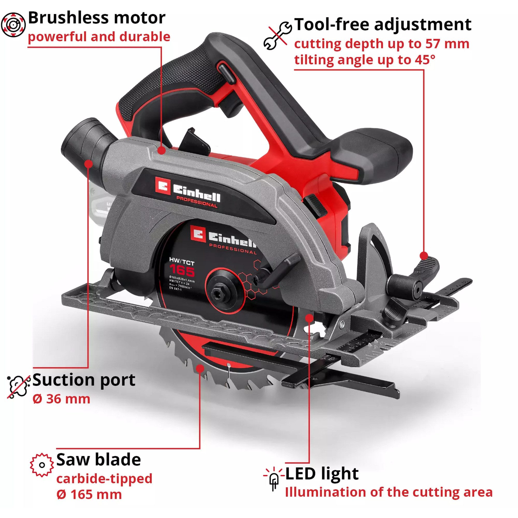 Einhell Kappsäge EINHELL Professional Akku-Handkreissäge TP-CS günstig online kaufen