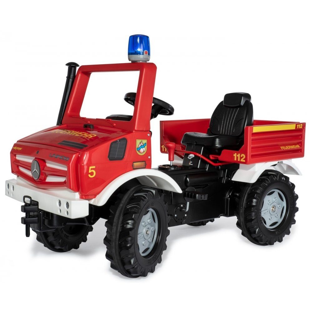 rolly toys® Tretfahrzeug Unimog Fire - Tretfahrzeug - rot/schwarz