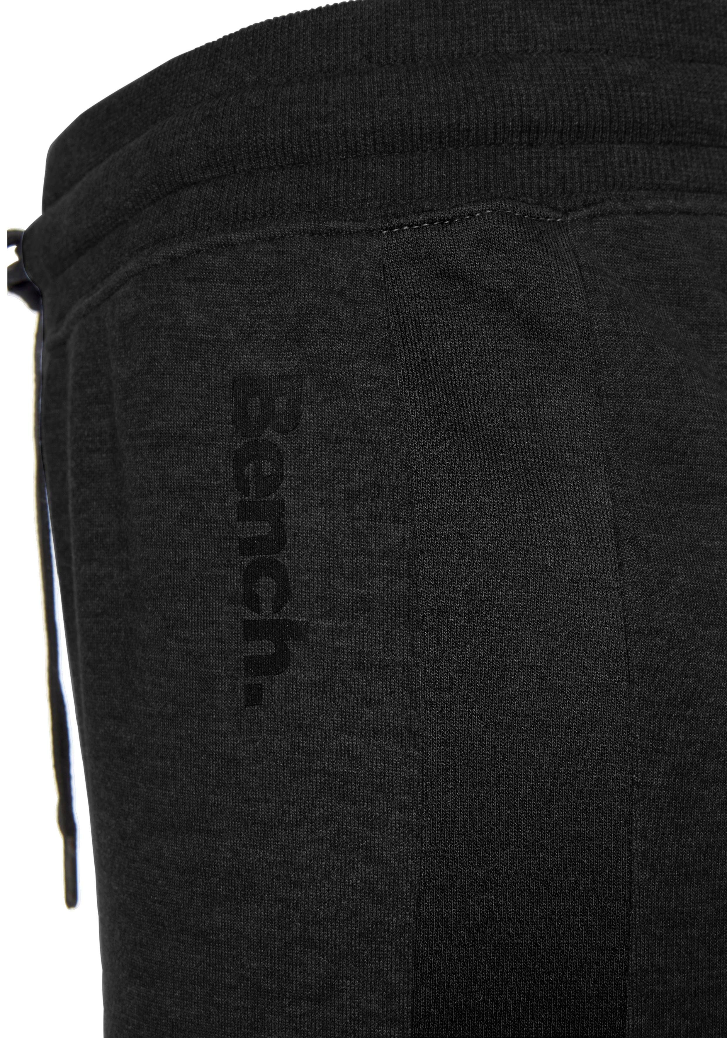 Bench. Loungewear Loungehose mit schwarz Bein, Loungeanzug geradem und Seitenstreifen
