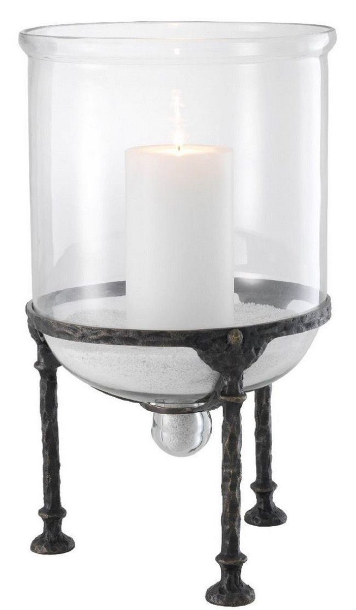 Casa Padrino Kerzenleuchter Luxus Kerzenleuchter Rotguss Ø 28,5 x H. 50 cm - Luxus Accessoires