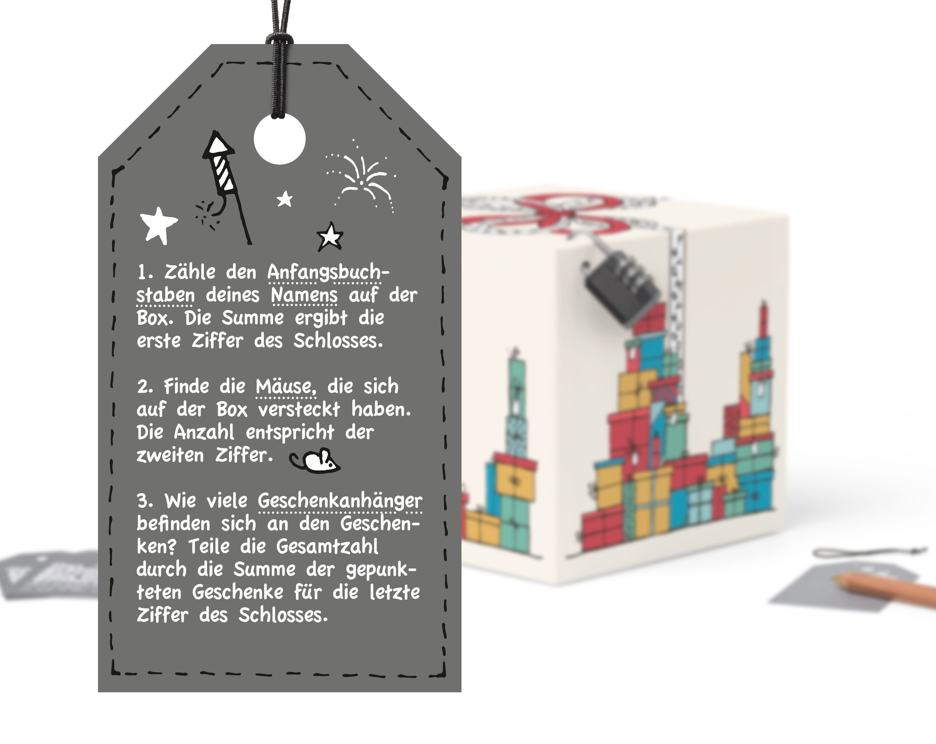 SURPRISA Geschenkbox Geschenkbox, Geldgeschenke Verpackung, Personalisierte Geschenkideen / Das Geschenk einfach so - war gestern!