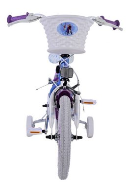 Volare Kinderfahrrad Disney Frozen 2 - 14 oder 16 Zoll - Blau/Lila - Zweihandbremsen, bis 60 kg, 85% zusammengebaut, 2 - 7 Jahre