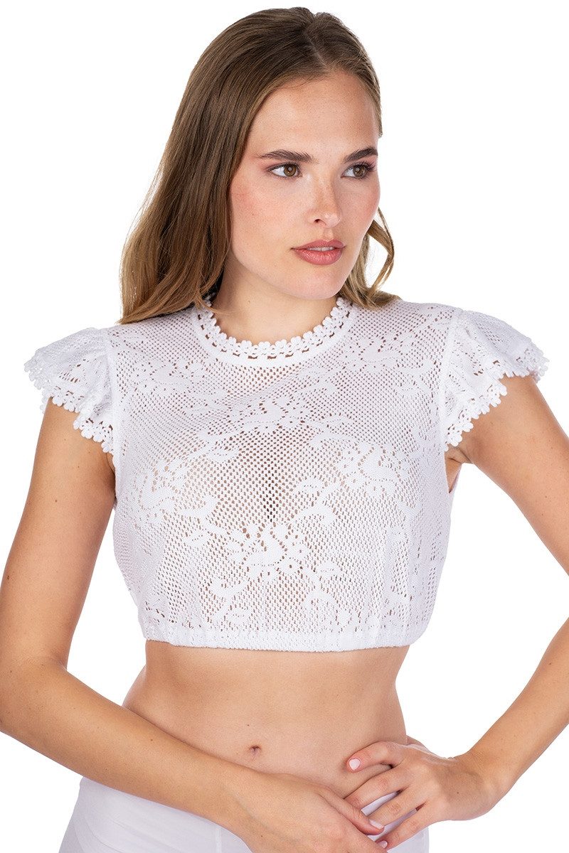 Dirndlbluse Dirndlbluse - DIANA FA - weiß