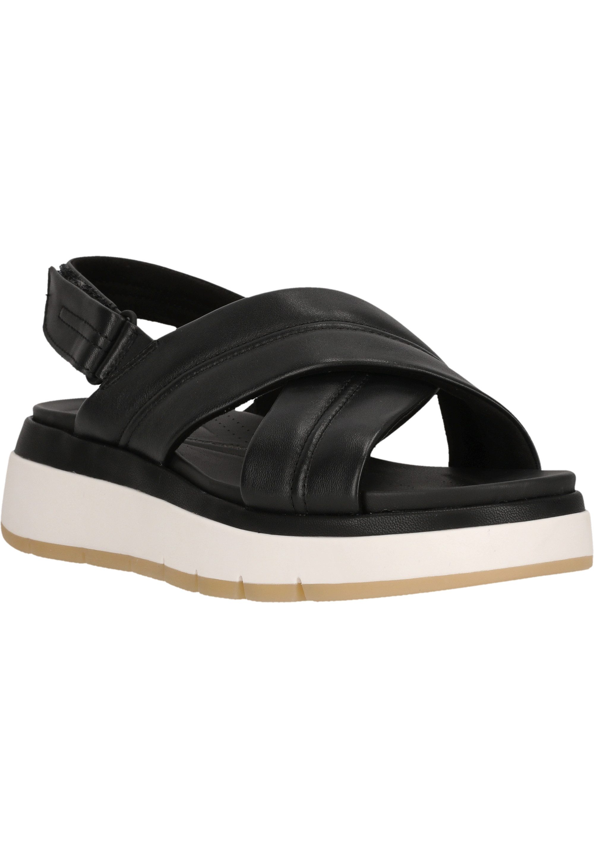 Clarks Tuscan Cross Sandale mit eleganten Crossover-Riemen