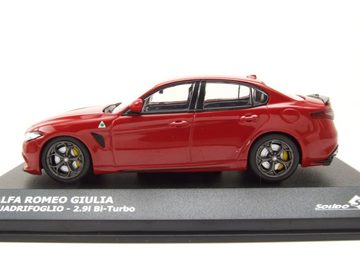 Solido Modellauto Alfa Romeo Giulia Quadrifoglio 2019 solid rot Modellauto 1:43 Solido, Maßstab 1:43