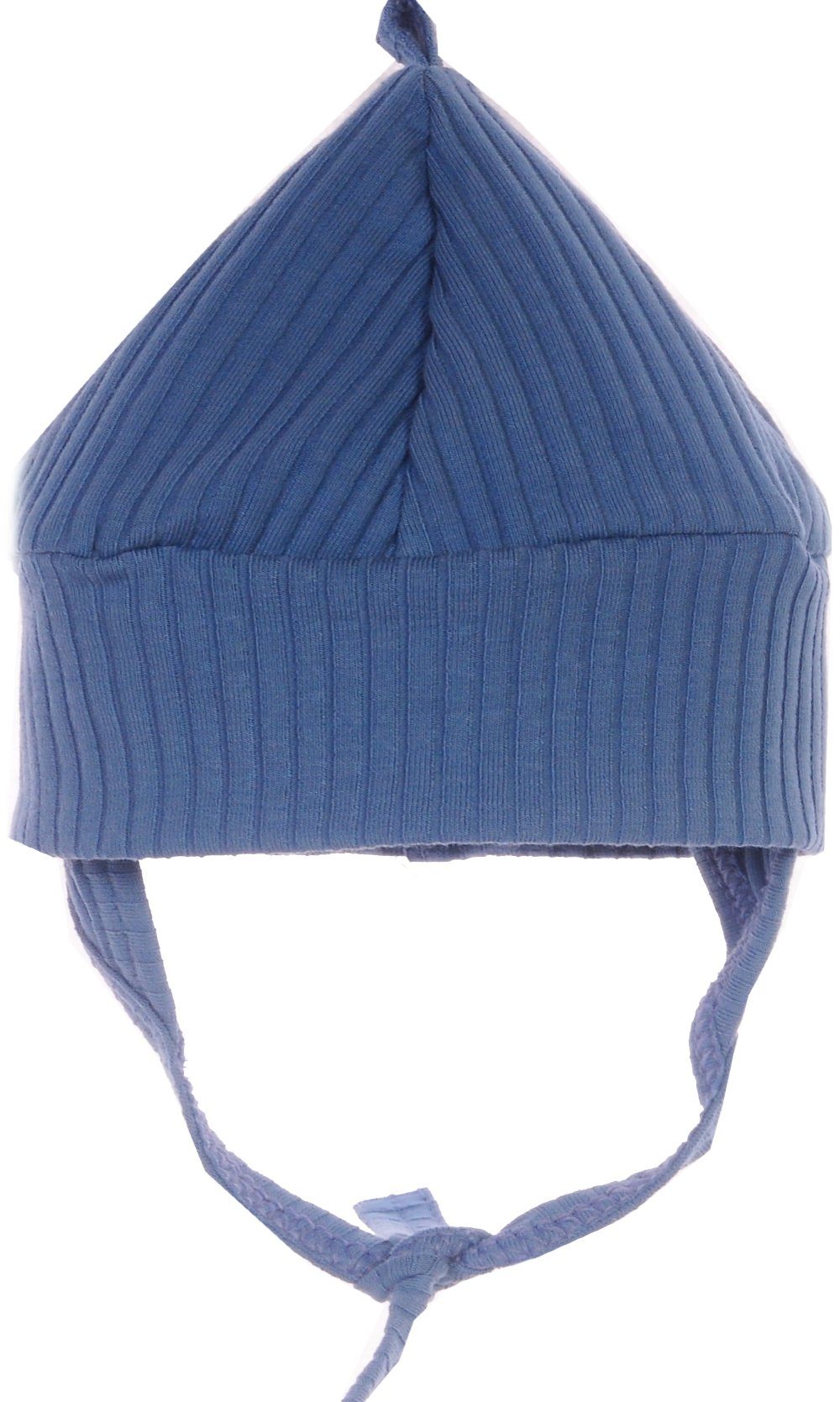 La Bortini Ohrenmütze Erstlingsmütze Baby Mütze Haube Mützchen gerippt elastisch, weich, 32 34 36 38 40 42 44 46