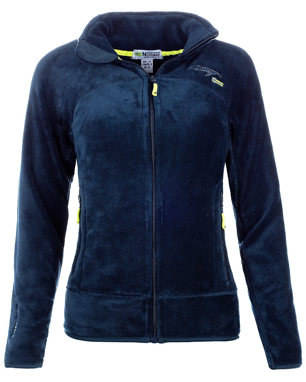 Geographical Norway Fleecejacke Damen Regular Fit Jacke baupaline Navy XXL günstig online kaufen