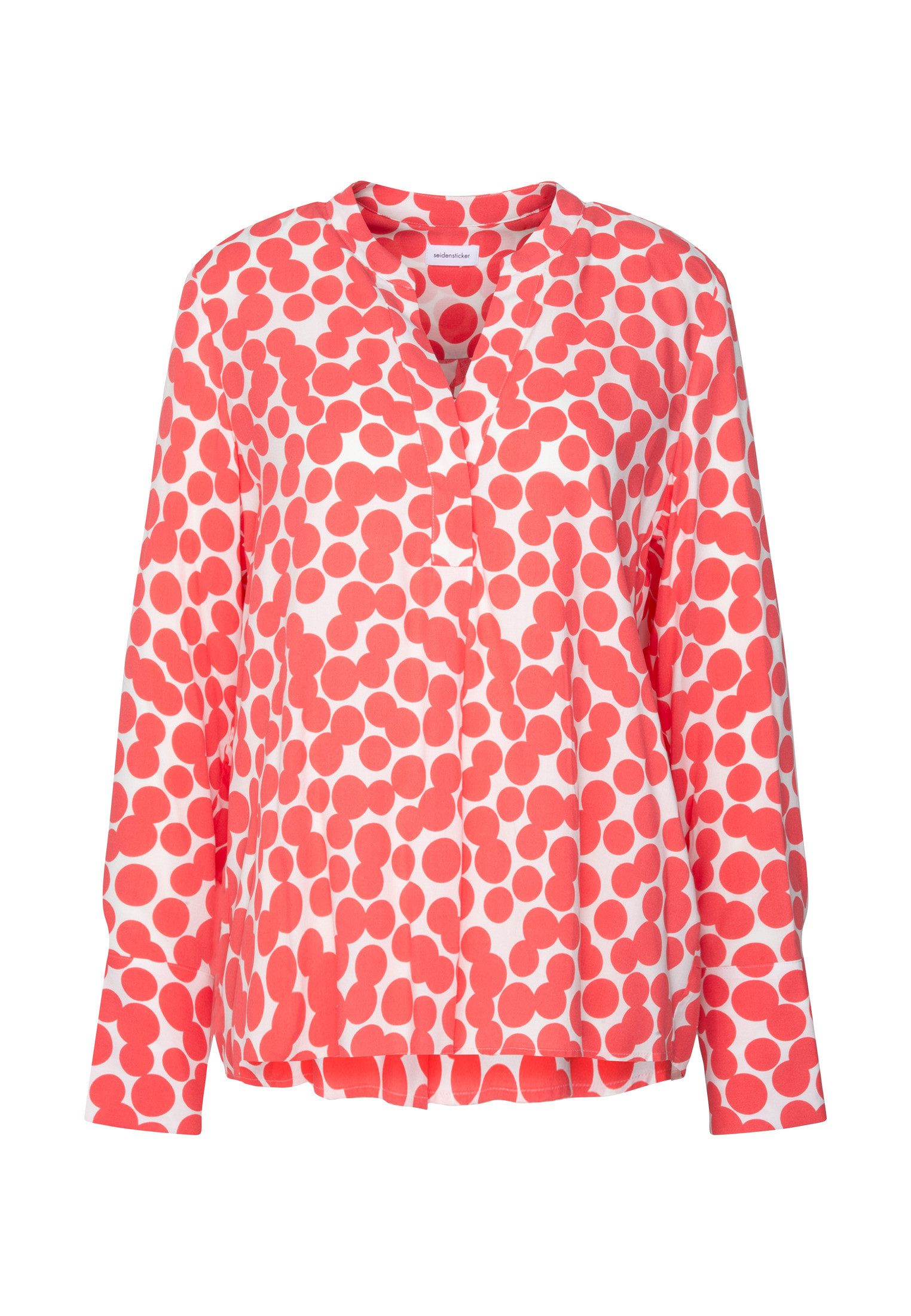 Klassische Bluse Schwarze Rose