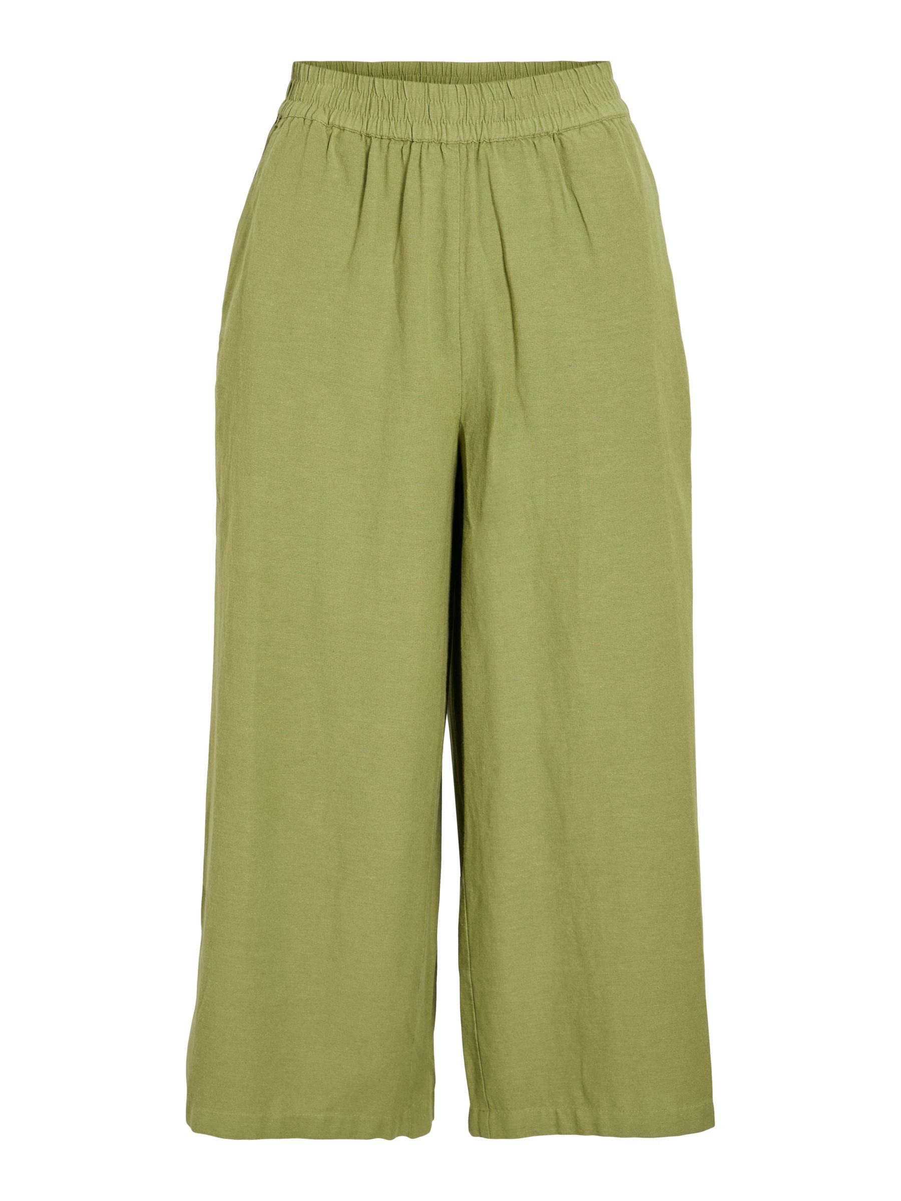 Vila Stoffhose Weite Culotte-Hose mit elastischem günstig online kaufen