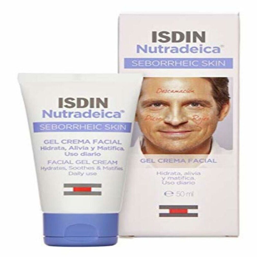 Isdin Make-up-Entferner Nutradeica Gesichtsgel Creme für seborrhoische Haut 50ml