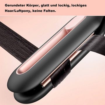 Daisred Glätteisen Haarglätter Keramik-Beschichtung Locken und Glätten mit LCD Display