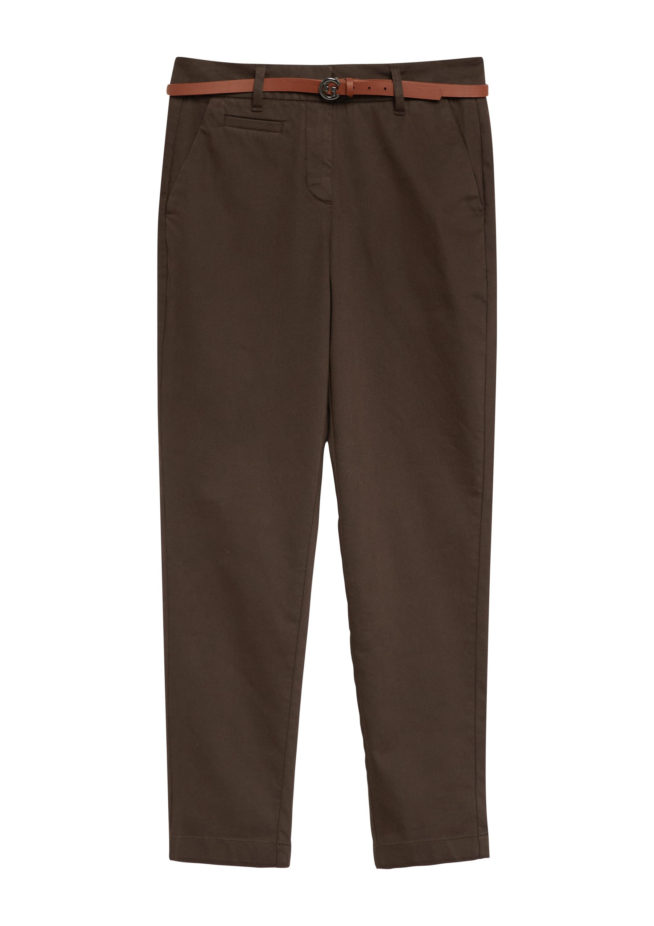 comma 7/8-Hose Hose Chinohose mit Gürtel