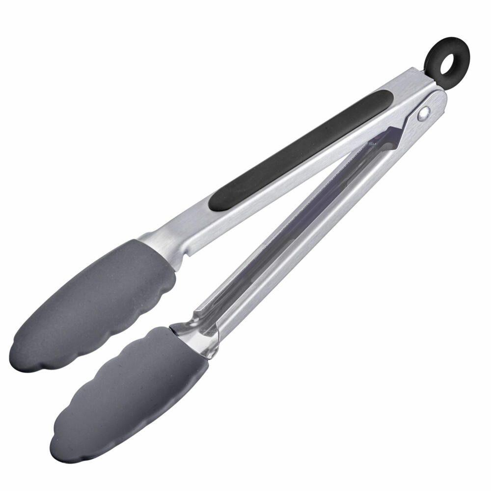 WESTMARK Servierzange mit Silikonlaffen und gummierten Griffen, Länge: 27 cm, Midi