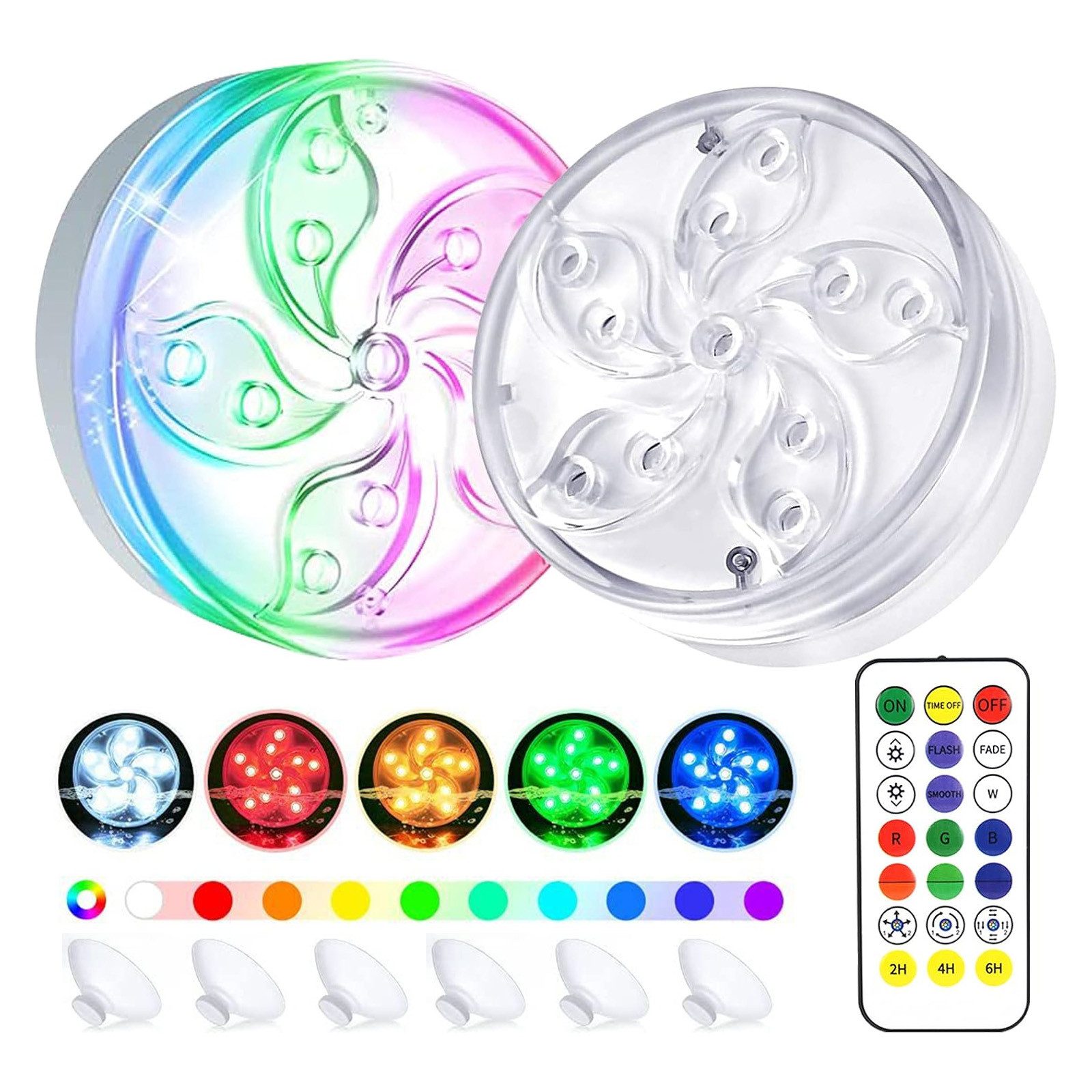 BlingBin Pool-Lampe Farbwechsel Poolbeleuchtung, Unterwasser LED günstig online kaufen