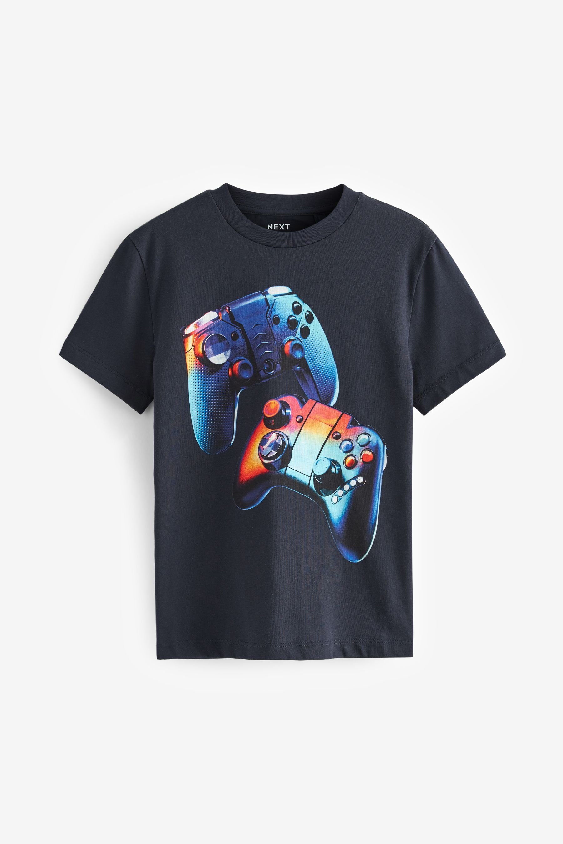 Next T-Shirt Grafik-T-Shirt (1-tlg) Blue Gaming Controller