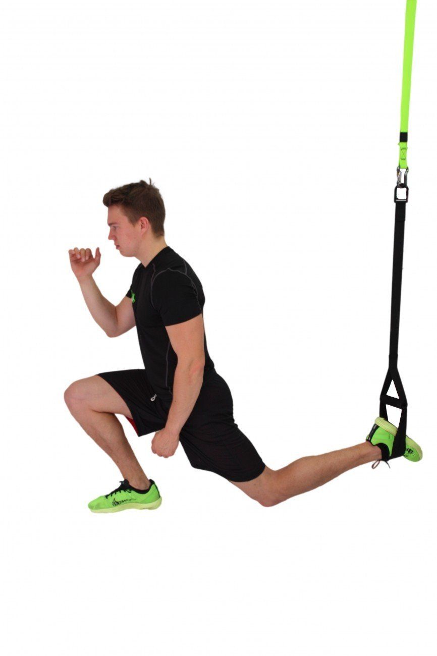 ALU, Schlingentrainer Zuhause, Sling-Trainer EXCLUSIVE & grün Outdoor Sportgerät für eaglefit® Indoor