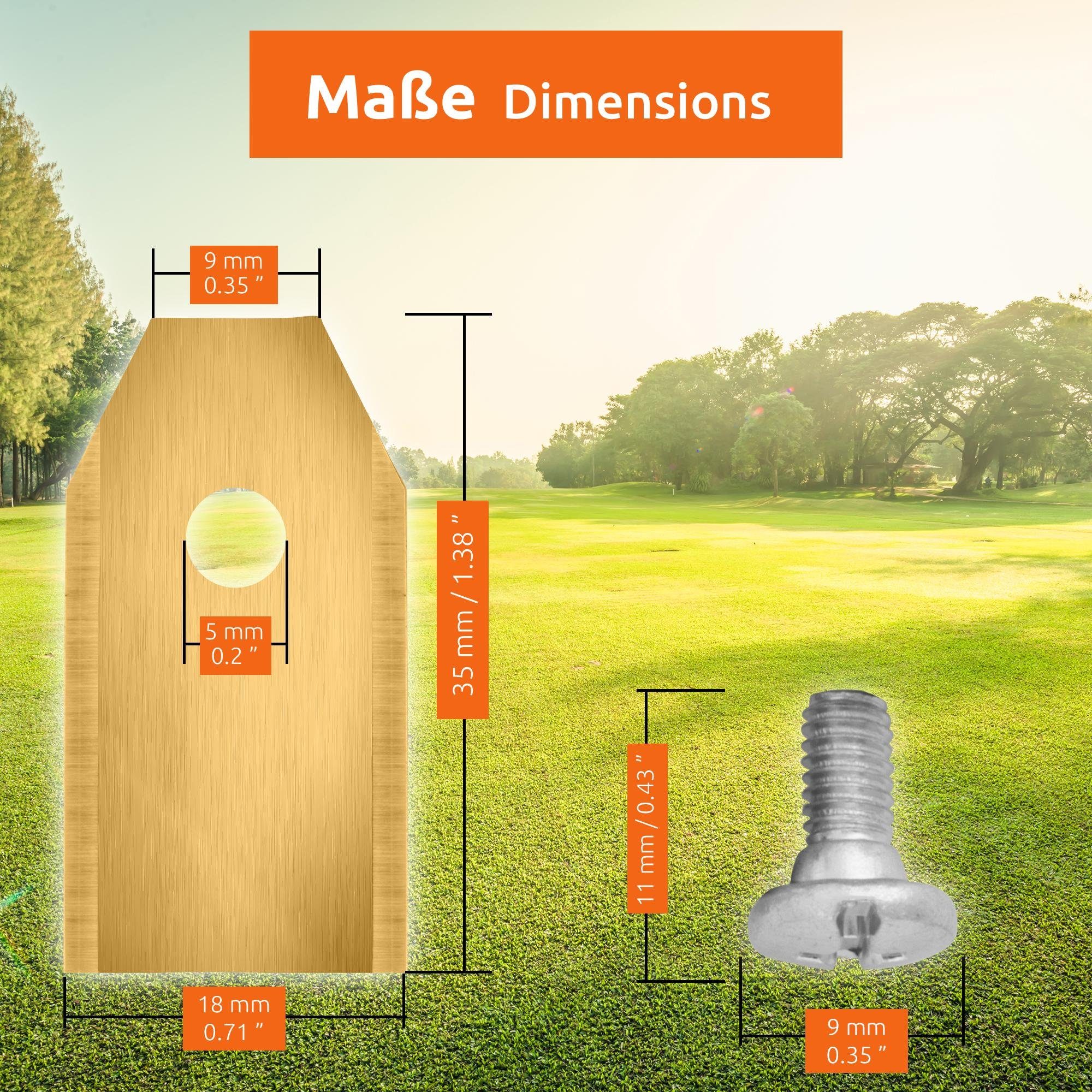 ECENCE Mährobotermesser Ersatz-Messer K...