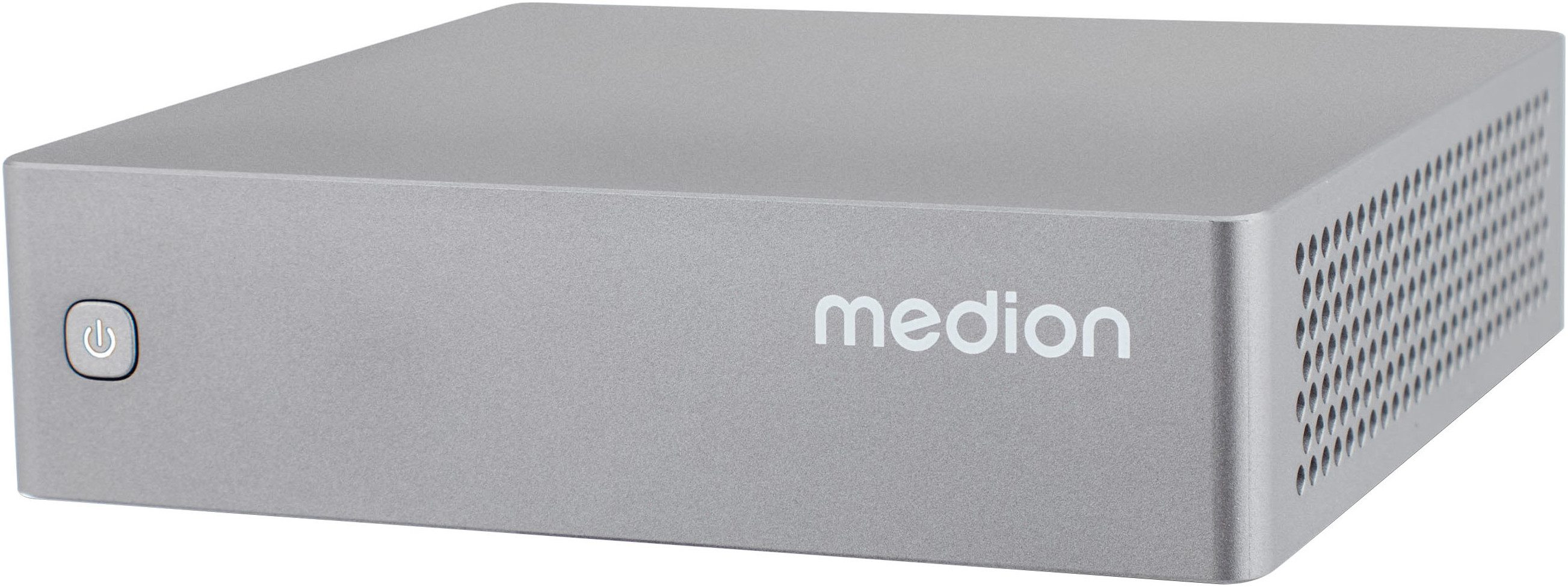 Medion® Mini S06e (MD35355) Mini-PC (Intel N 100 N100, Intel® UHD-Grafik, 4 GB RAM, 128 GB SSD, Luftkühlung)