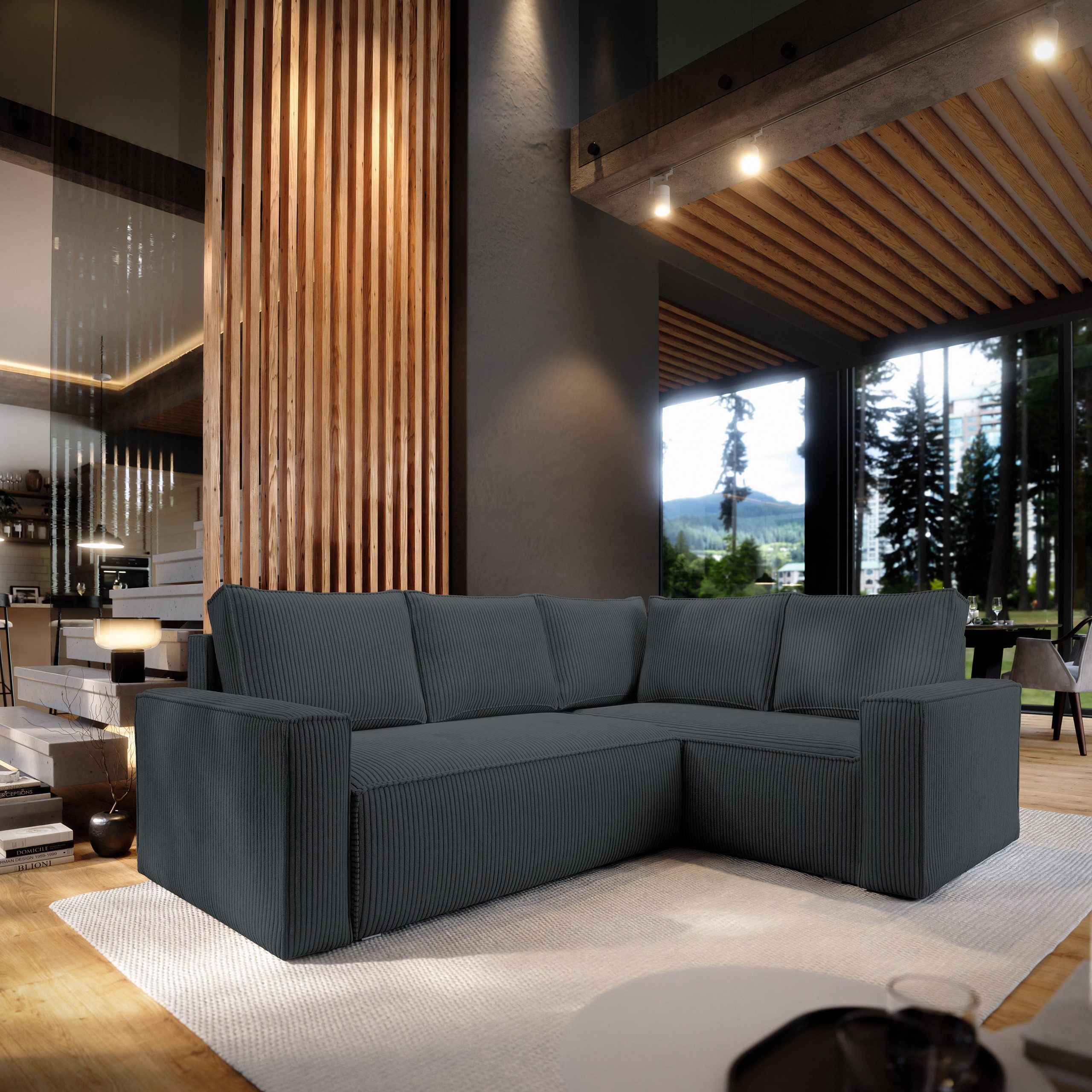 Masseno Ecksofa ESTANO mit Schlaffunktion L-Form, günstig online kaufen