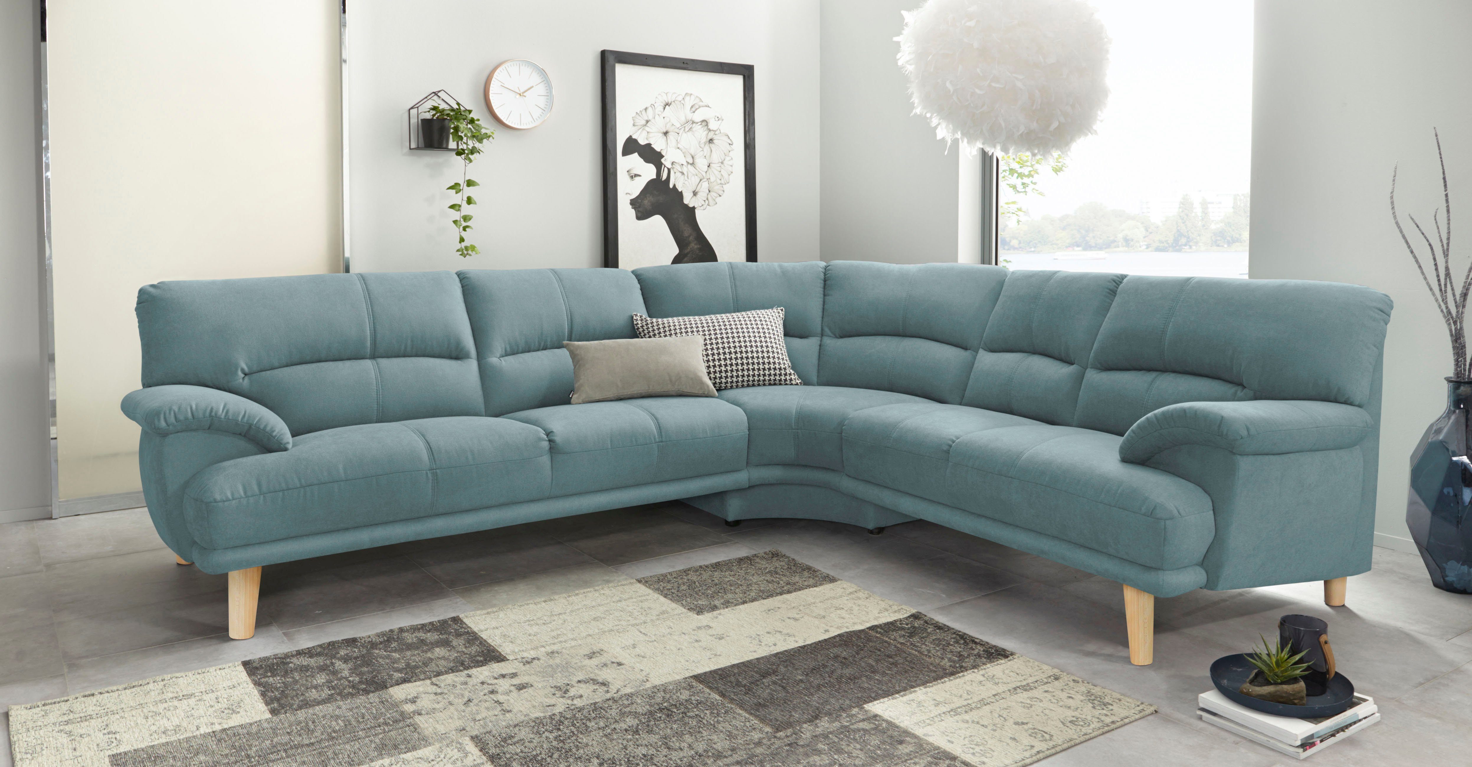 TRENDMANUFAKTUR Polsterecke Cecilia, italienisches Designsprache, modern günstig online kaufen