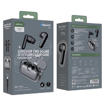 Acefast In-Ear-Kopfhörer TWS Headset Bluetooth 5.2 wasserdicht IPX7 schwarz wireless In-Ear-Kopfhörer