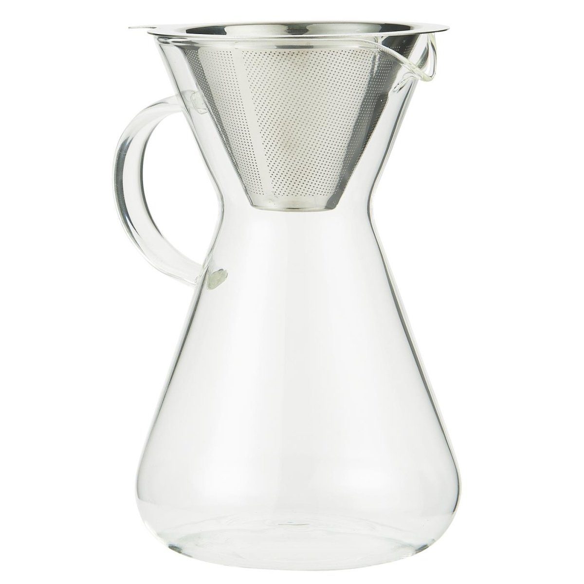 Ib Laursen Kaffeekanne Kaffeekanne aus Glas 650ml zum selbst aufbrühen Filterkaffee