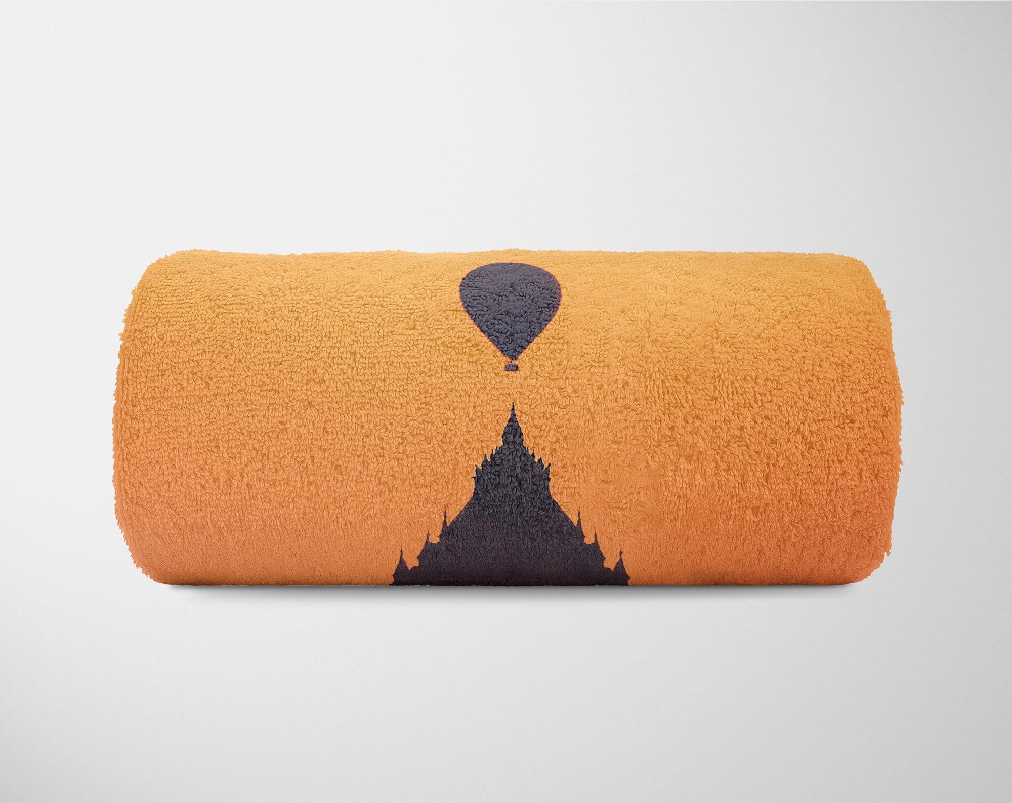 Tem, mit Kuscheldecke Baumwolle-Polyester-Mix Fotomotiv Handtücher Sinus Saunatuch (1-St), Handtuch Strandhandtuch Buddhistischer Art Handtuch