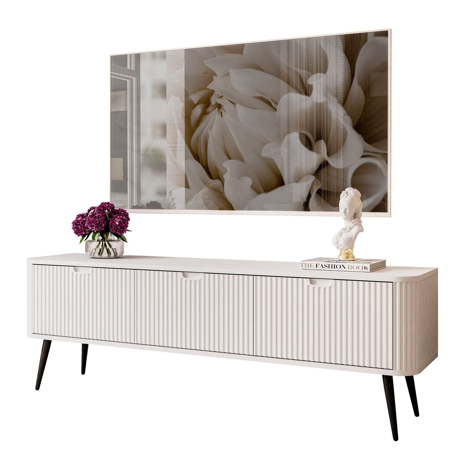 Lookway TV-Schrank ZAIRA 168 cm TV-Lowboard mit drei Türen 168x39x57 cm